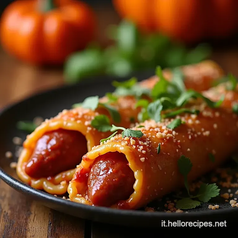 Mummie Di Salsiccia Avvolte Nel Mistero Un Antipasto Veloce E Spaventosamente Buono presentation