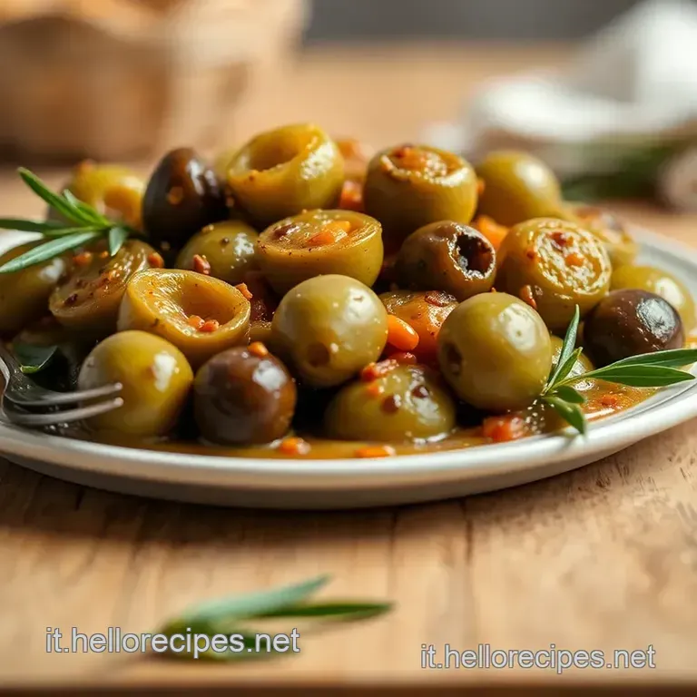 Olive All ascolana: Fritte Croccanti E Che Bont&agrave;! presentation