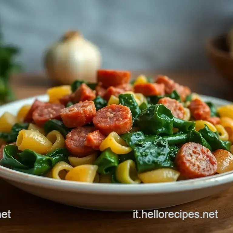 Orecchiette al Cavolo Nero e Salsiccia
