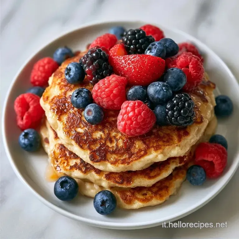 Pancake Dietetici per Colazione con Yogurt Greco