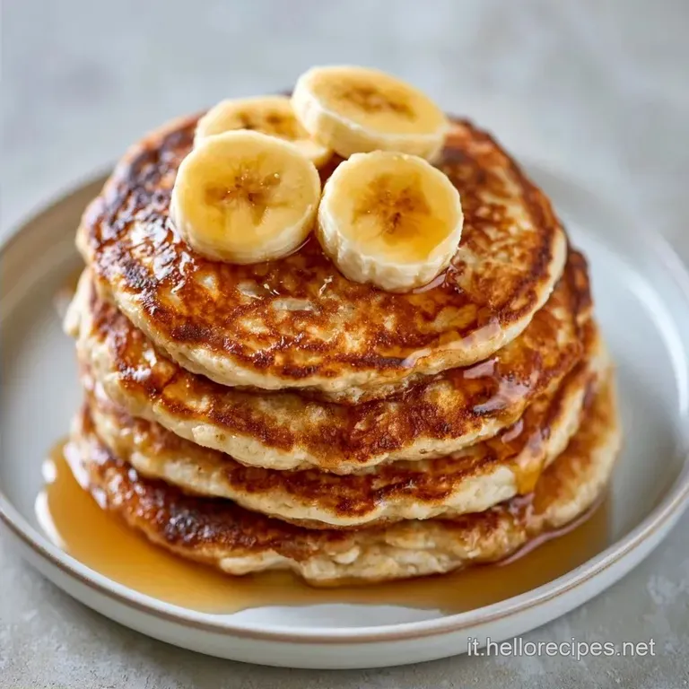 Pancake Leggeri Senza Zucchero con Banana