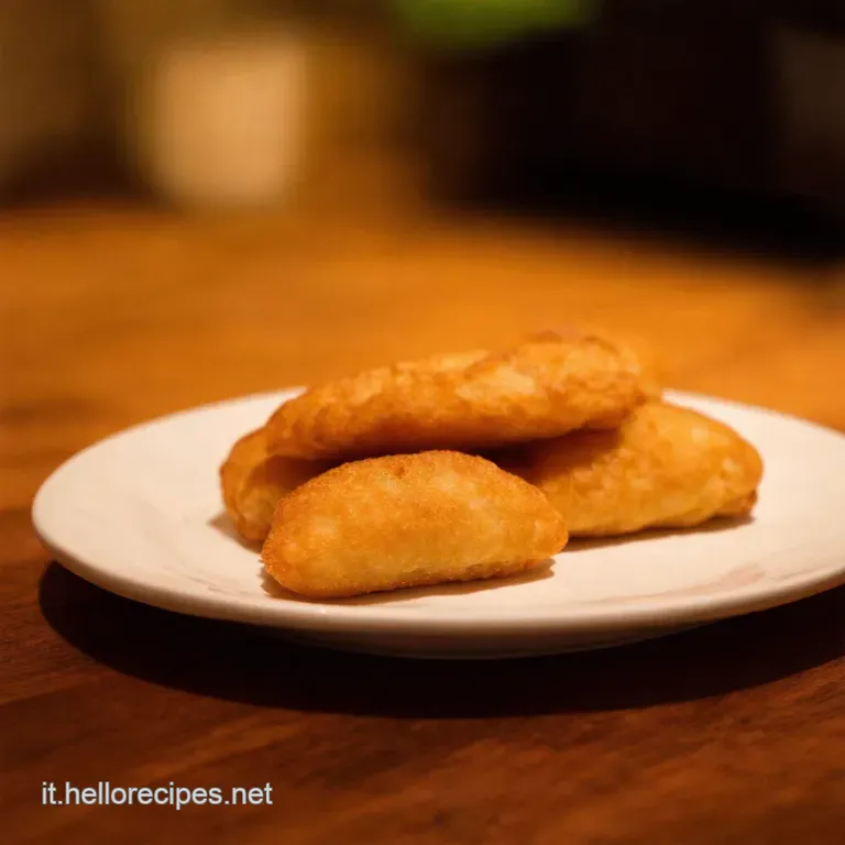 Panzerotti Fritti Alla Barese presentation