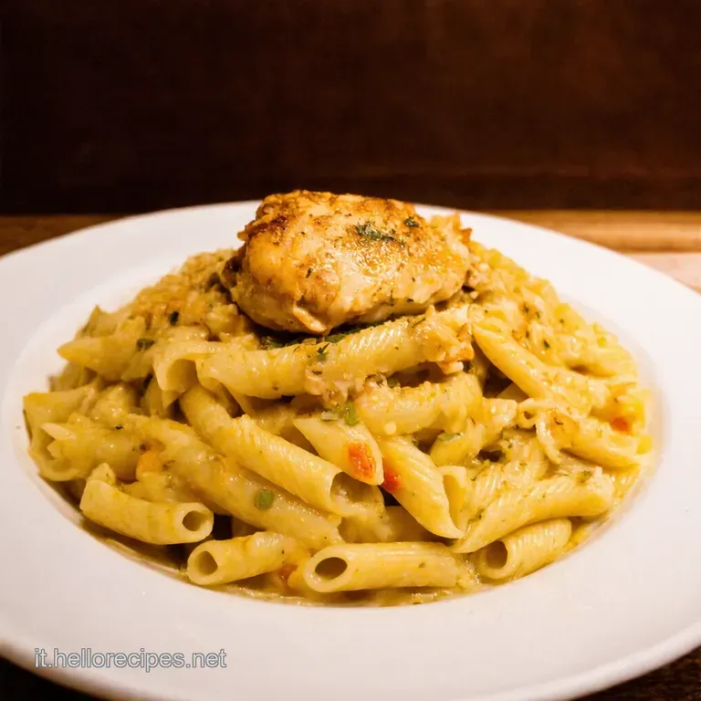 Pasta Al Forno Pollo E Spinaci presentation