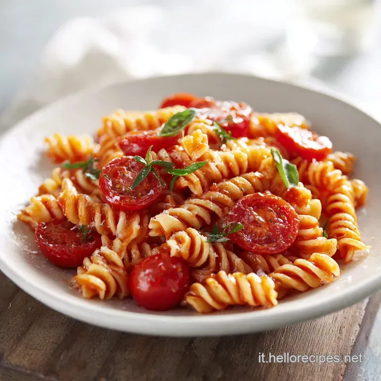 Idea Cena Veloce con Pasta al Pomodoro Cremosa