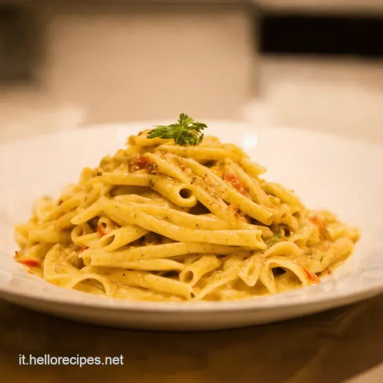 Pasta Alla Checca Rivisitata presentation