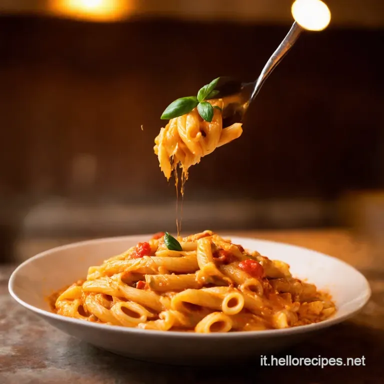 Pasta Alla Siciliana presentation