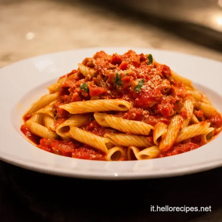Pasta Allarrabbiata Un Classico Romano Infuocato presentation