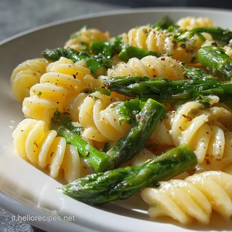Pasta agli Asparagi: Contrasto Vellutato