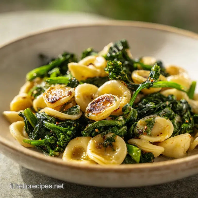 Orecchiette Con Cime Di Rapa: Ricetta della Nonna