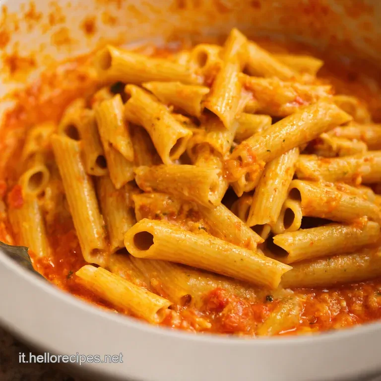 Pasta Con Tonno Alla Siciliana presentation