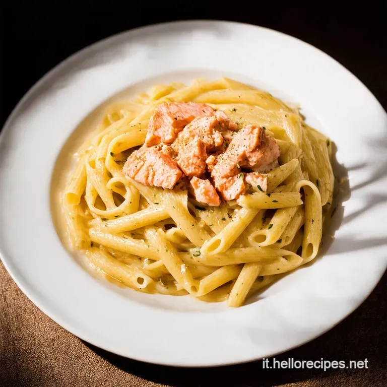 Pasta Cremosa al Salmone Affumicato Un Abbraccio di Sapori