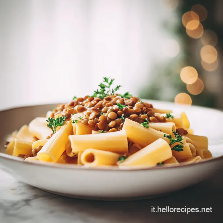 Pasta e Lenticchie Ricetta: Vellutata e Densa