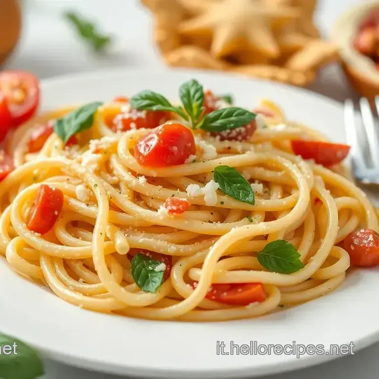 Pasta Fredda con Pesto Mozzarella e Pomodorini