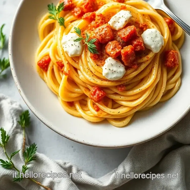 Pasta Patate E Provola: Un Classico Napoletano presentation