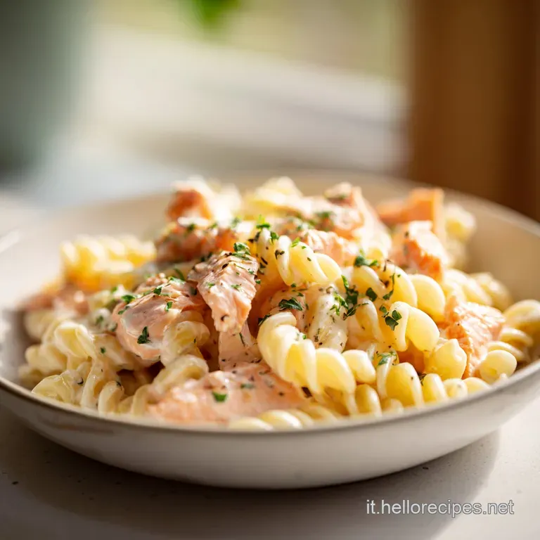 Pasta al Salmone Senza Panna Cremosa