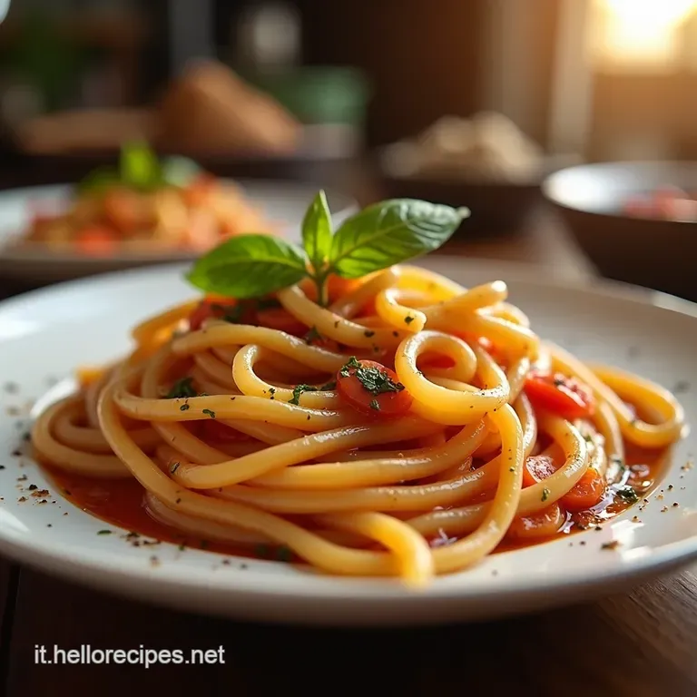 Pasta Saporita Al Pomodoro Onepot Wonder with Monsieur Cuisine presentation