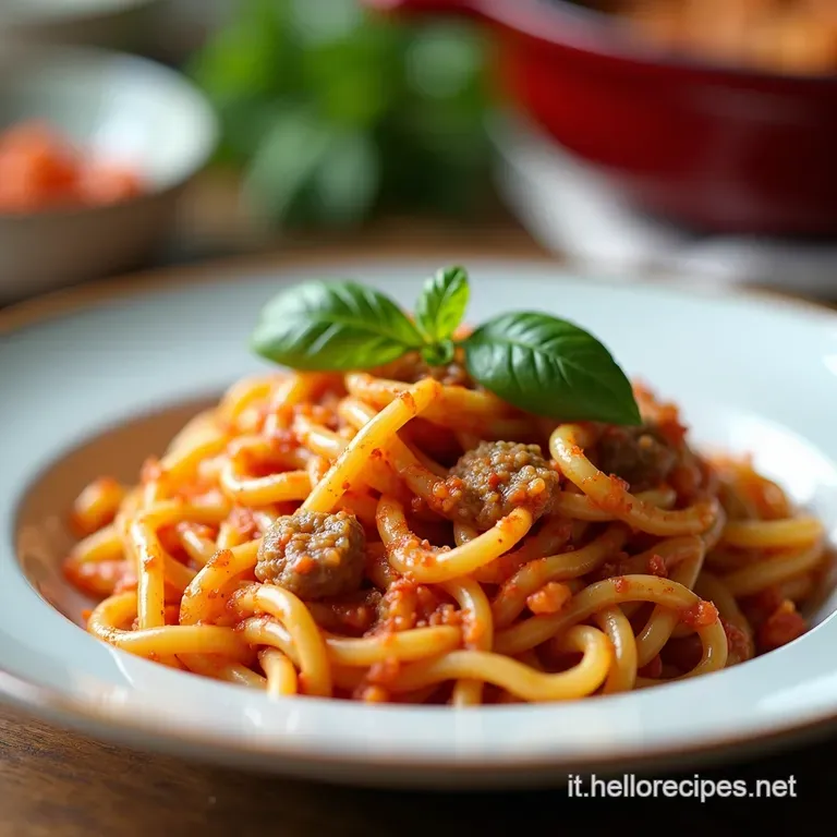 Pasta Saporita al Pomodoro OnePot Wonder with Monsieur Cuisine