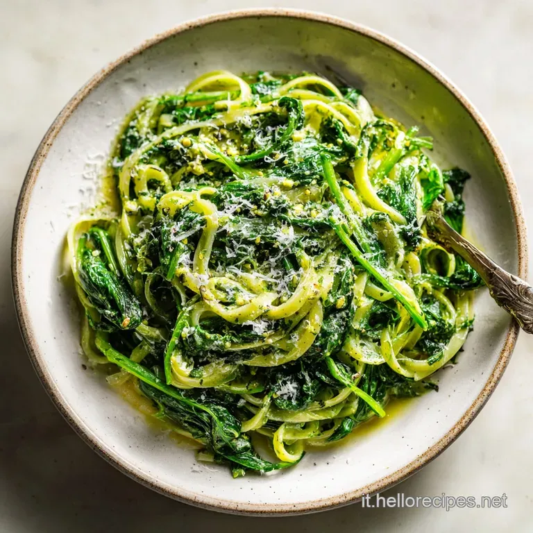 Spinaci con la Pasta Setosa