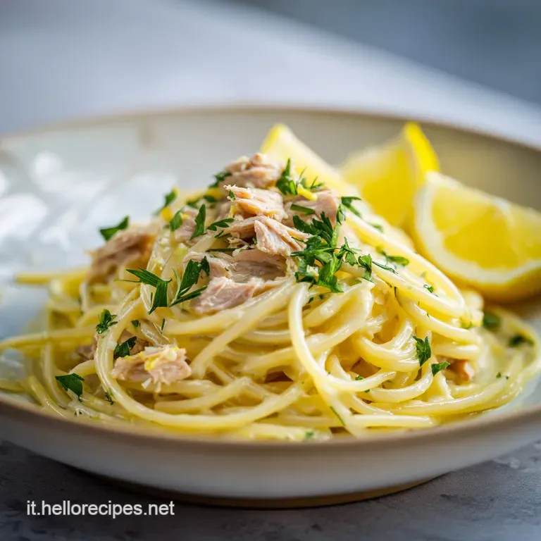 Pasta al Tonno e Limone Veloce