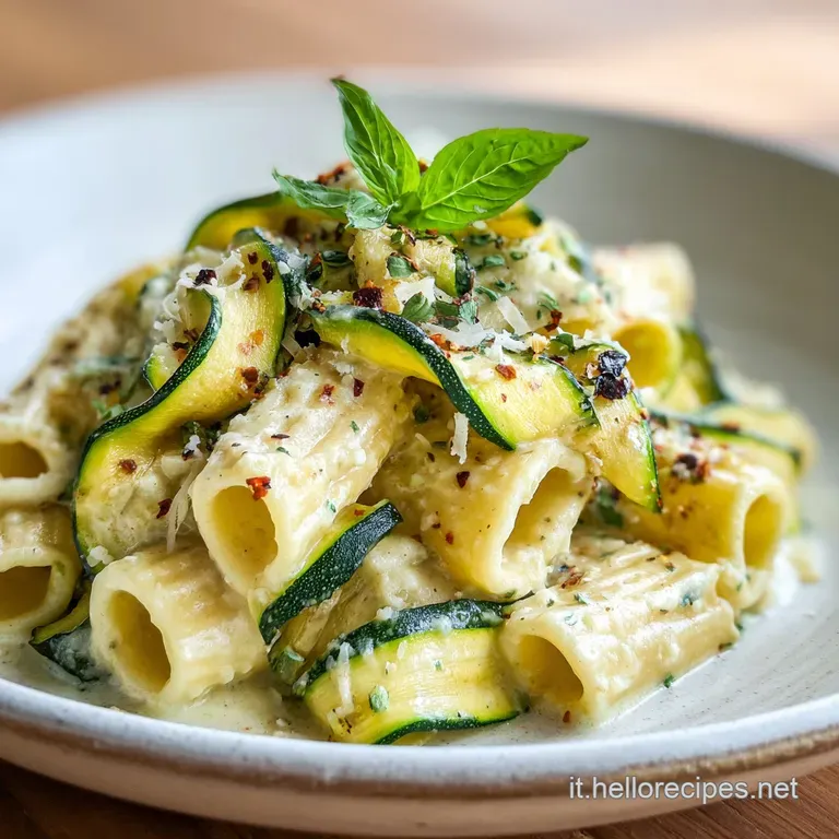 Pasta Zucchine e Ricotta Cremosa