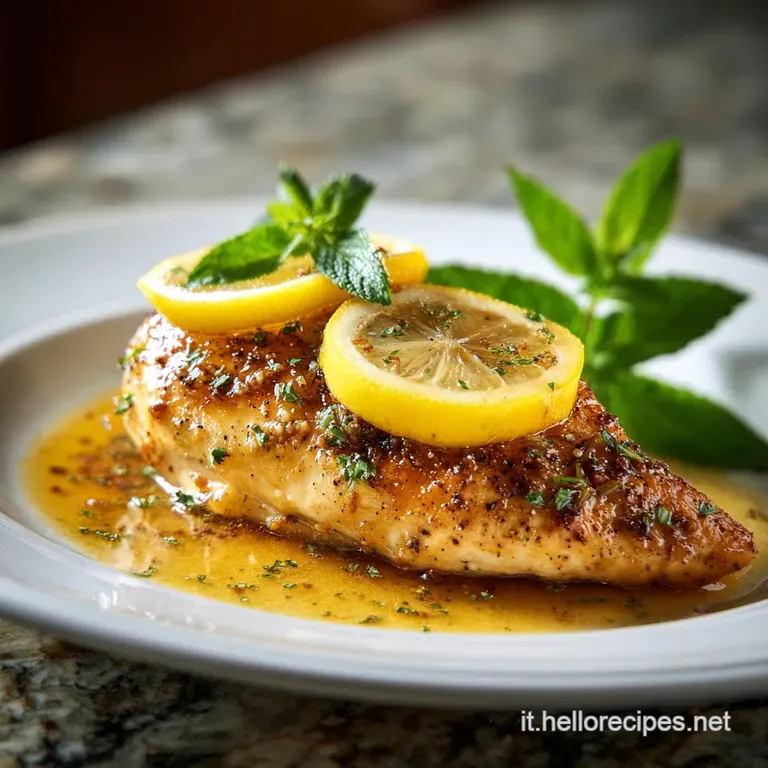 Ricetta di Petti di Pollo al Limone Cremoso