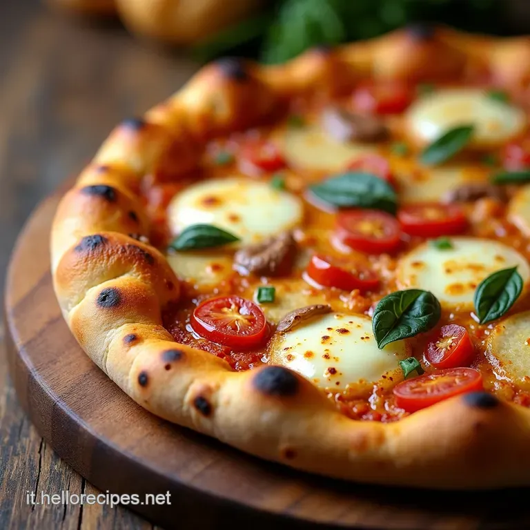 La Regina Rustica Pizza Soffice con Patate Croccanti e Provola Affumicata