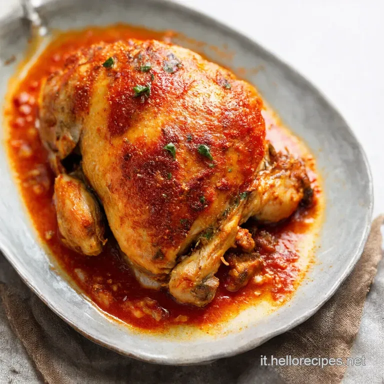 Pollo alla Cacciatora Hunters Style Chicken