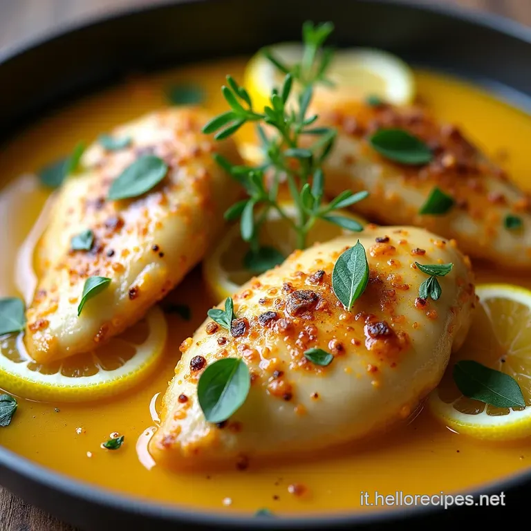 Pollo al Limone e Rosmarino in Padella Il Sapore Essenziale della Tradizione