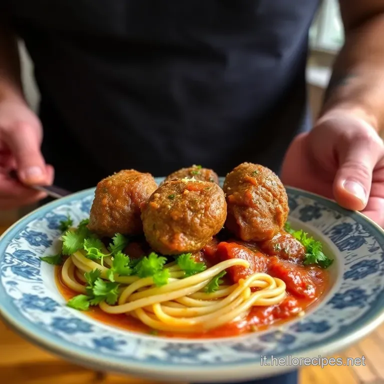 Polpette Croccanti Manzo E Salsiccia Il Segreto Della Nonna in Air Fryer presentation