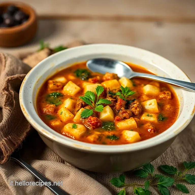 Ribollita Toscana: Zuppa Di Pane E Verdure presentation