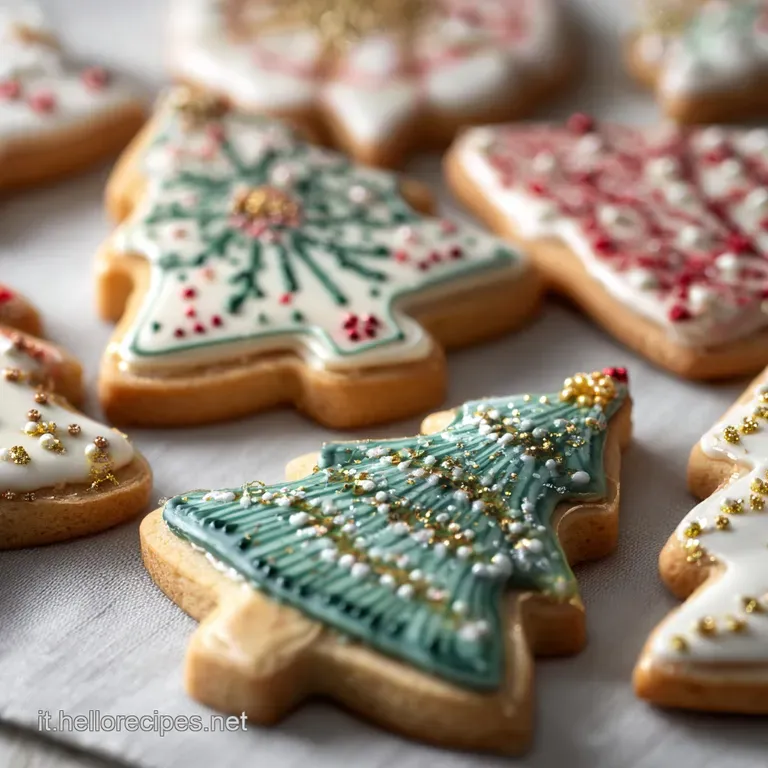 Two biscotti elegantly arranged on a small plate, alongside a steaming cup; cozy and inviting for the holidays.