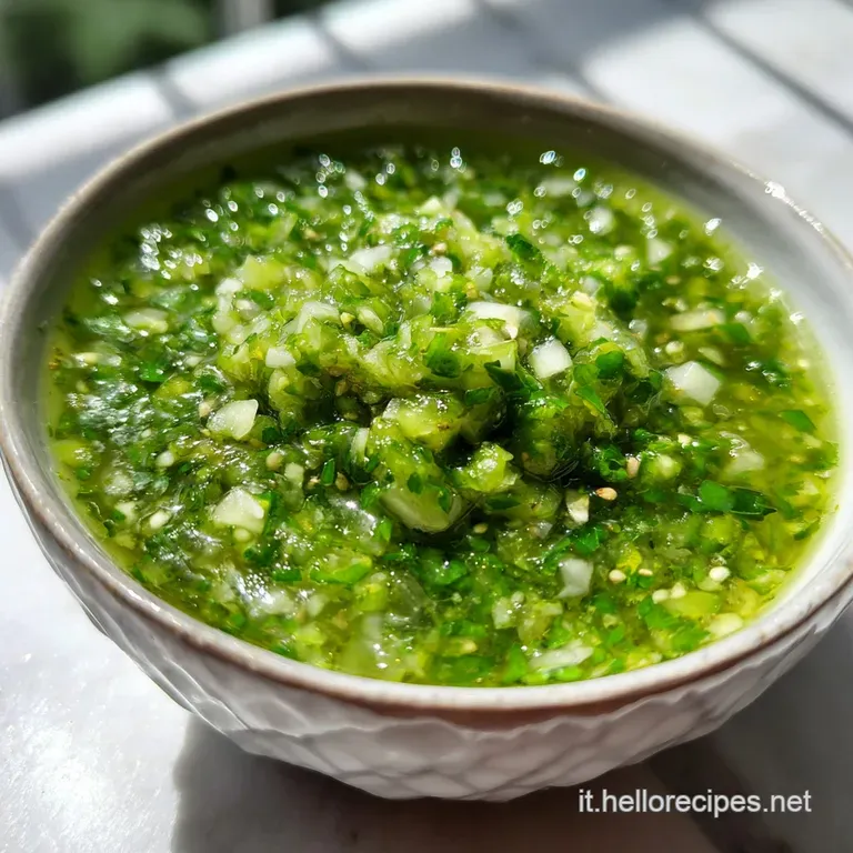 Ricetta Salsa Verde Classica e Pungente