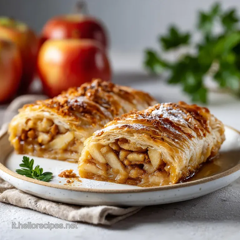 Ricetta Strudel di Mele: Guscio Vitreo e Ripieno Speziato