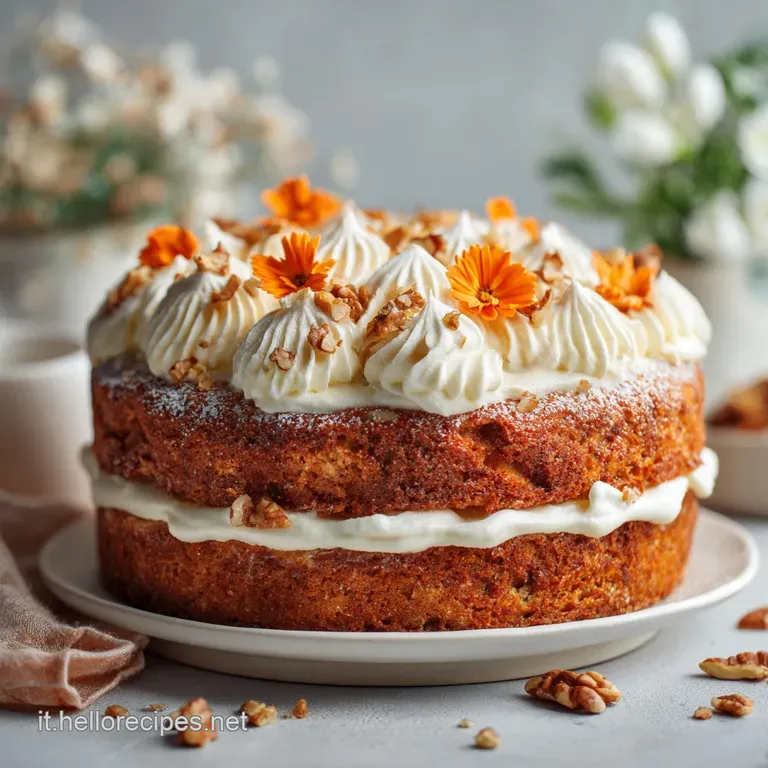 Ricetta Torta di Carote Soffice e Umida