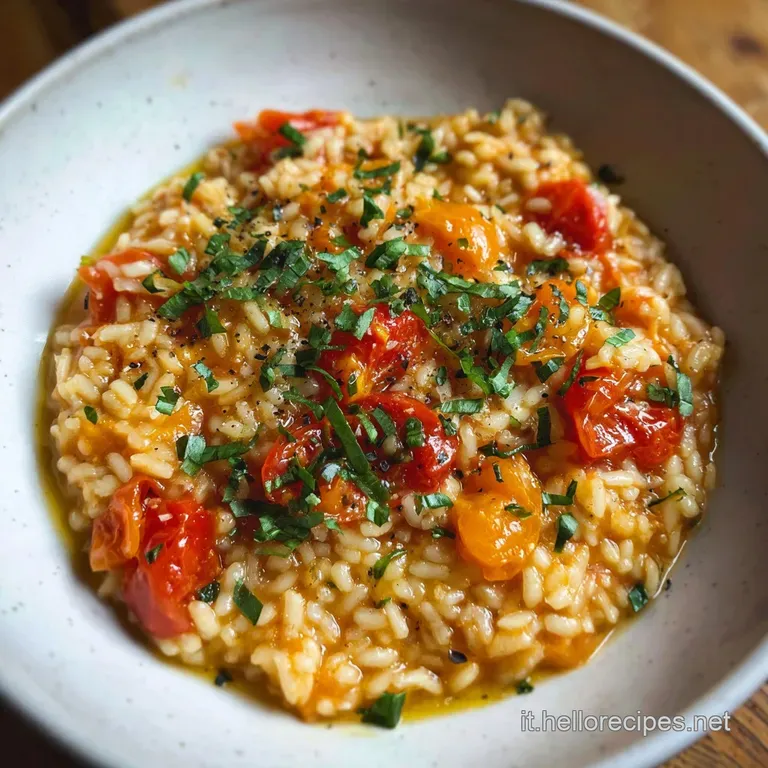 Riso al Pomodoro: Mantecatura Vellutata