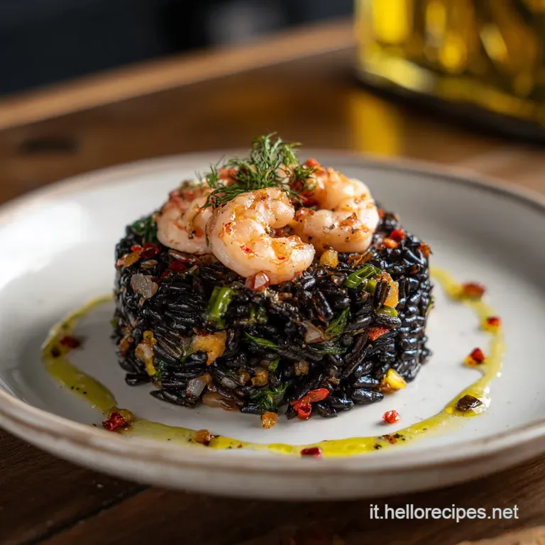 Ricetta con Riso Venere e Gamberetti