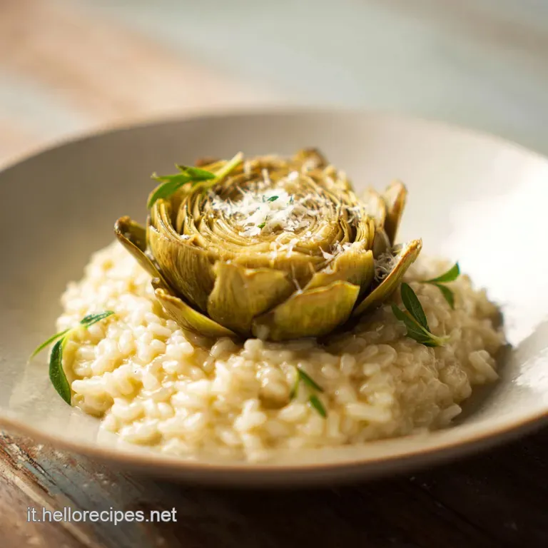Risotto ai Carciofi Cremoso e Vellutato