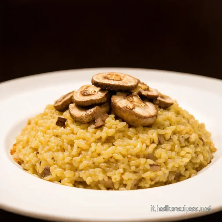 Risotto Ai Funghi Porcini Un Abbraccio Di Bosco Nel Tuo Piatto presentation