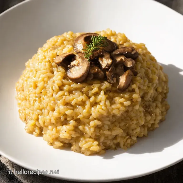 Risotto ai Funghi Porcini Un Abbraccio di Bosco nel Tuo Piatto