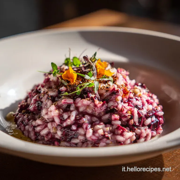 Risotto al Radicchio Cremoso