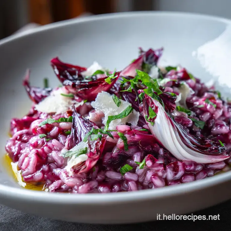 Risotto al Radicchio Rosso e Gorgonzola