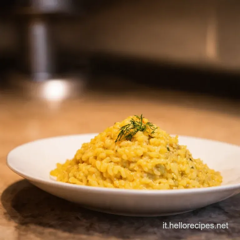Risotto Alla Milanese Un Classico Mantecato a Regola Darte presentation