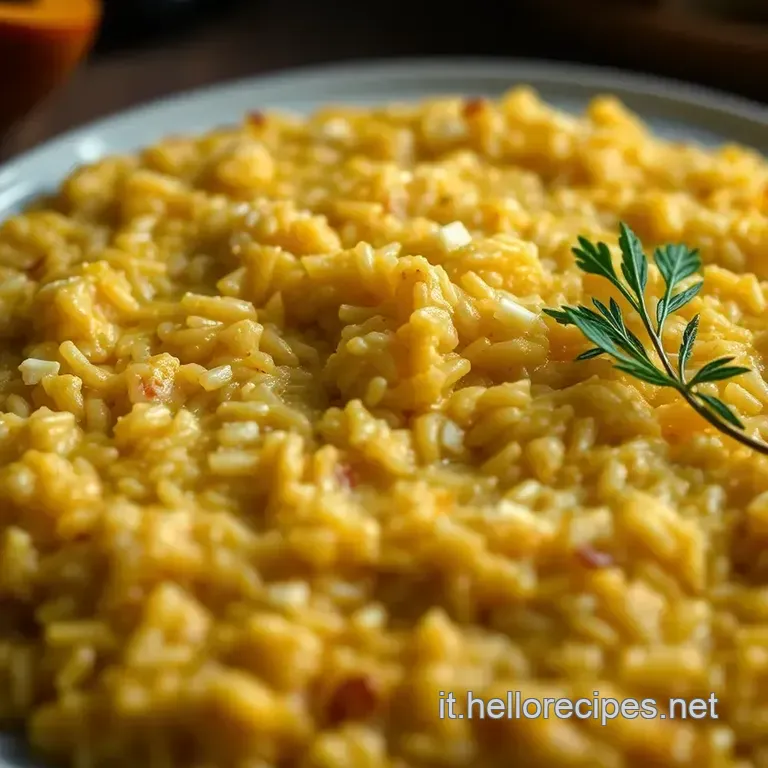 Risotto Alla Zucca: Un Classico Autunnale presentation