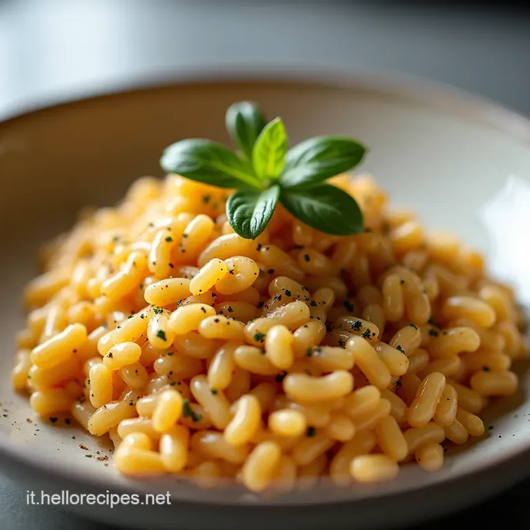 Risotto di Orzo Perlato con Zucca Salvia e Noci