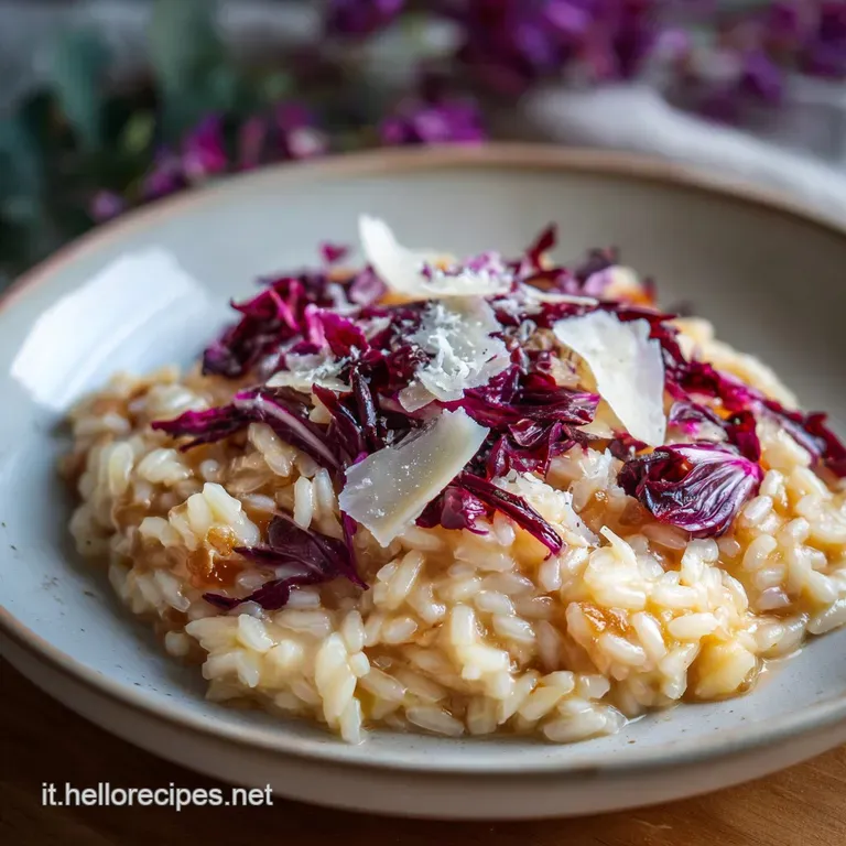 Risotto Invernale: Taleggio e Radicchio
