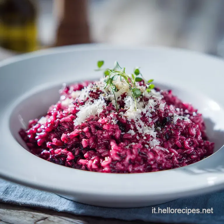 Risotto al Radicchio Rosso Cremoso