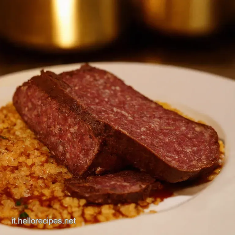 Salame Di Cioccolato presentation