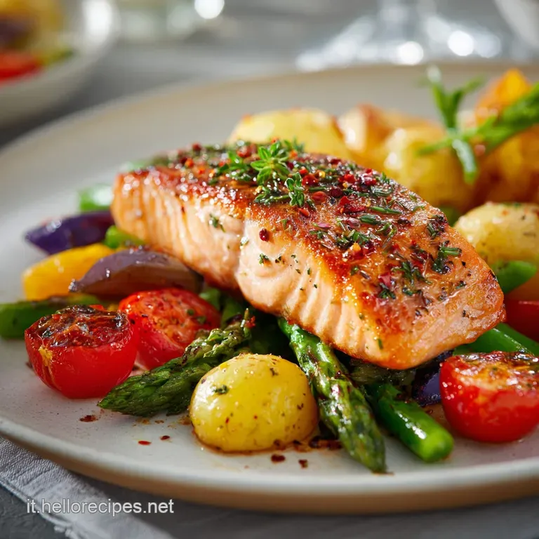 Salmone e Verdure: Ricetta Veloce e Sana
