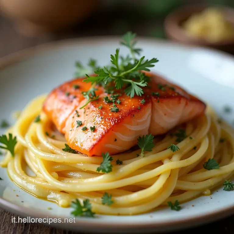 Il Profumo del Mare Sotto la Crosta Dorata Filetto di Salmone in Crosta di Patate