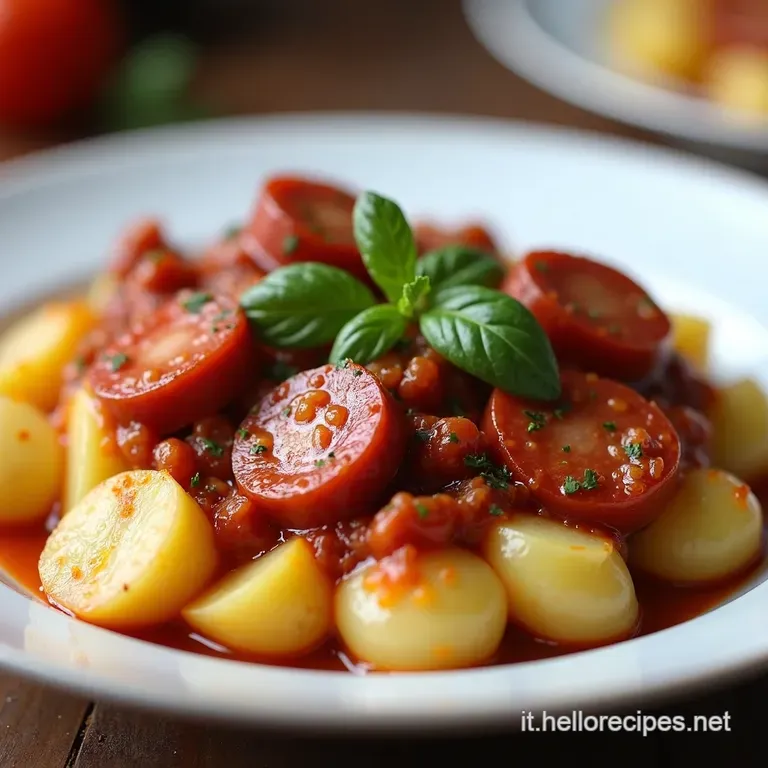 Salsiccia e Patate in Padella La Cena SalvaSerata